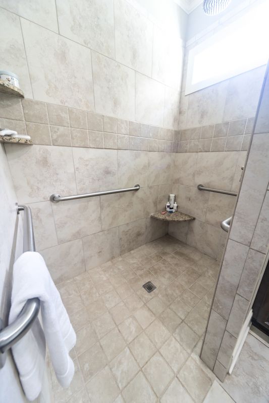 Wide Walk-In Showers